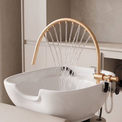 Head Spa Waterfall Frame with Recirculating Pump for Shampoo Basins