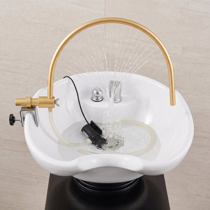 Head Spa Waterfall Frame with Recirculating Pump for Shampoo Basins