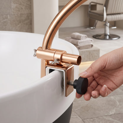 Head Spa Waterfall Frame with Recirculating Pump for Shampoo Basins
