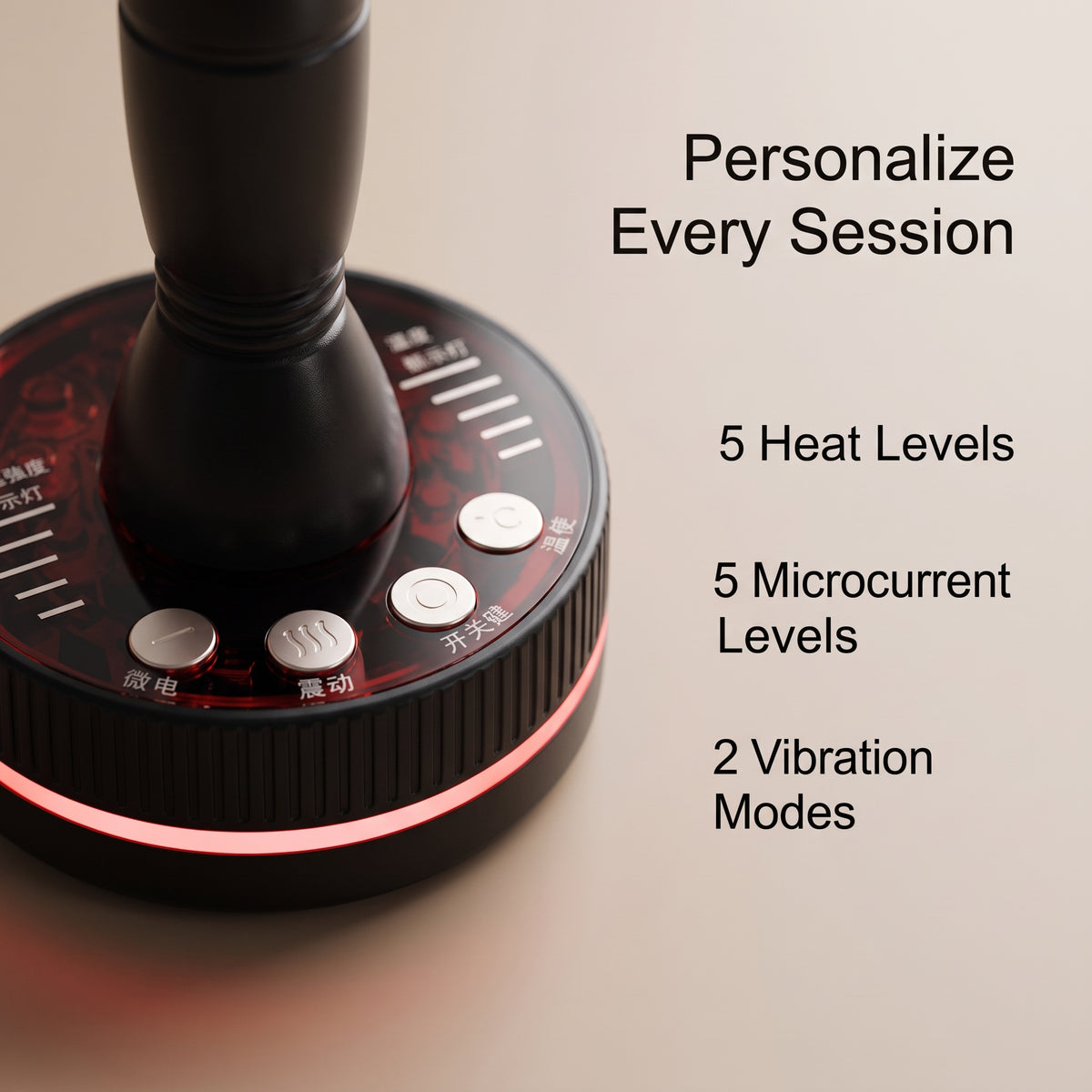Heated Gua Sha Body Massager with Microcurrent & Vibration