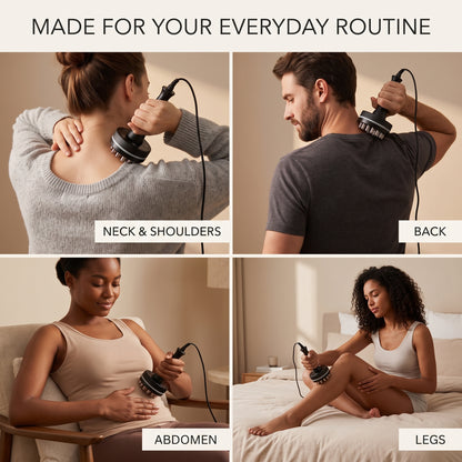Heated Gua Sha Body Massager with Microcurrent & Vibration