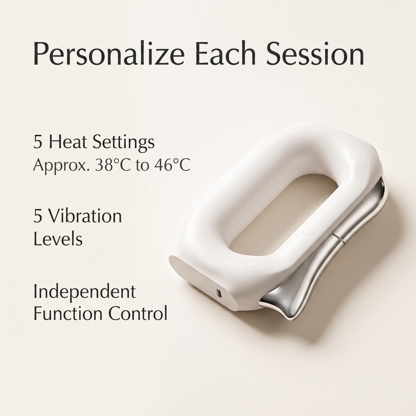 Heated Microcurrent Gua Sha Body Massager with Vibration