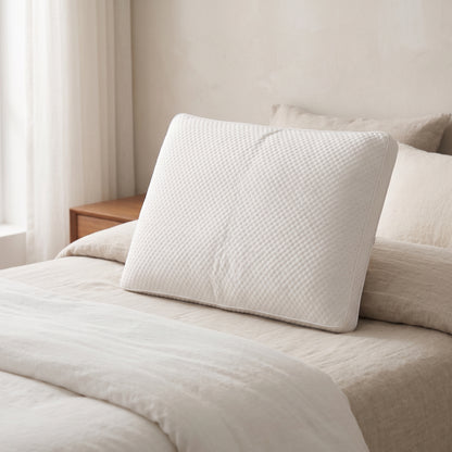 High-Rebound Sleeping Pillow with Breathable Knit Cover