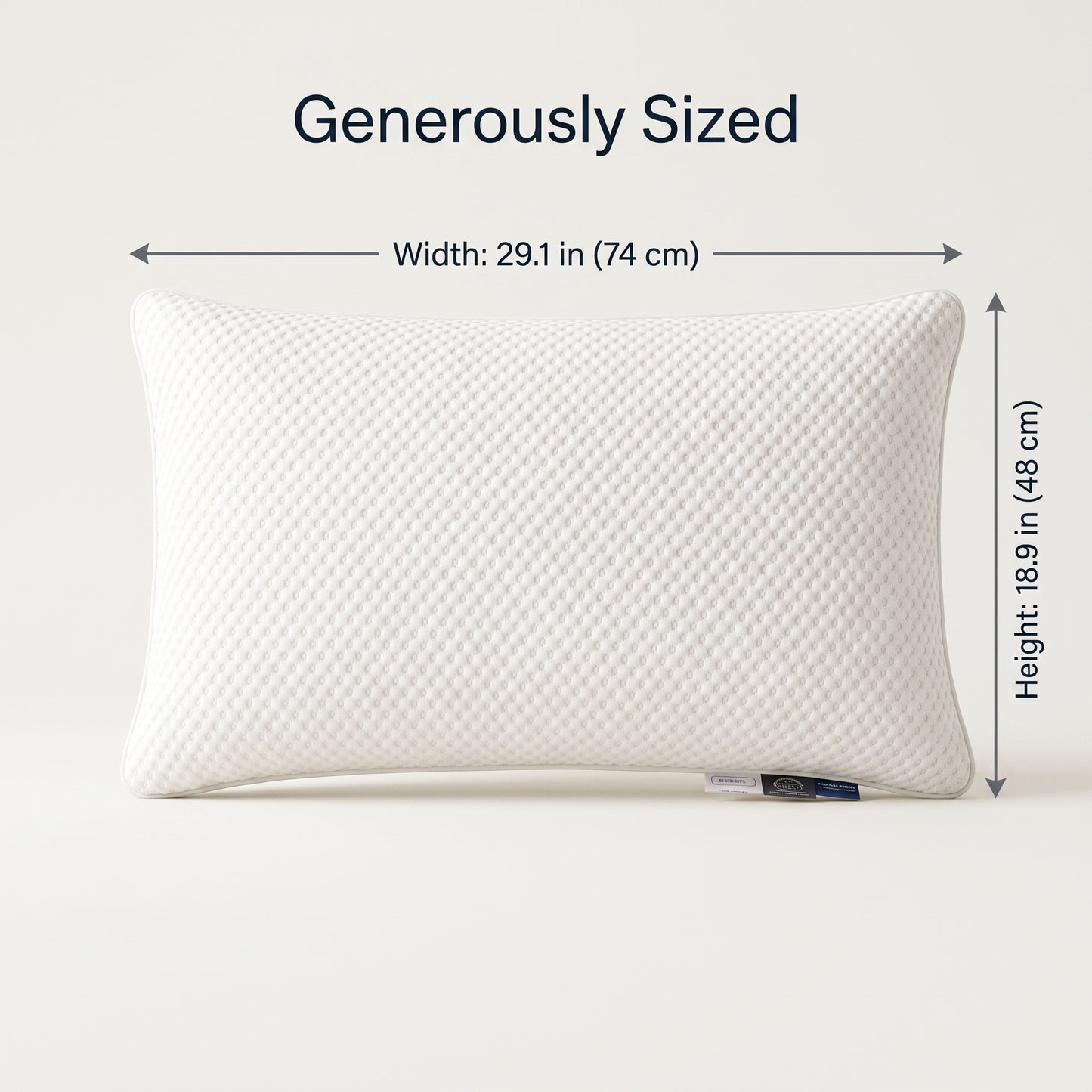 High-Rebound Sleeping Pillow with Breathable Knit Cover