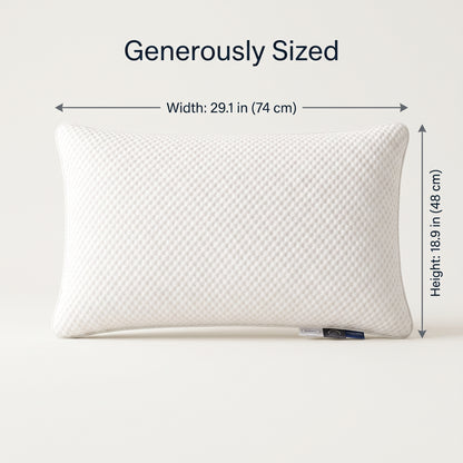 High-Rebound Sleeping Pillow with Breathable Knit Cover