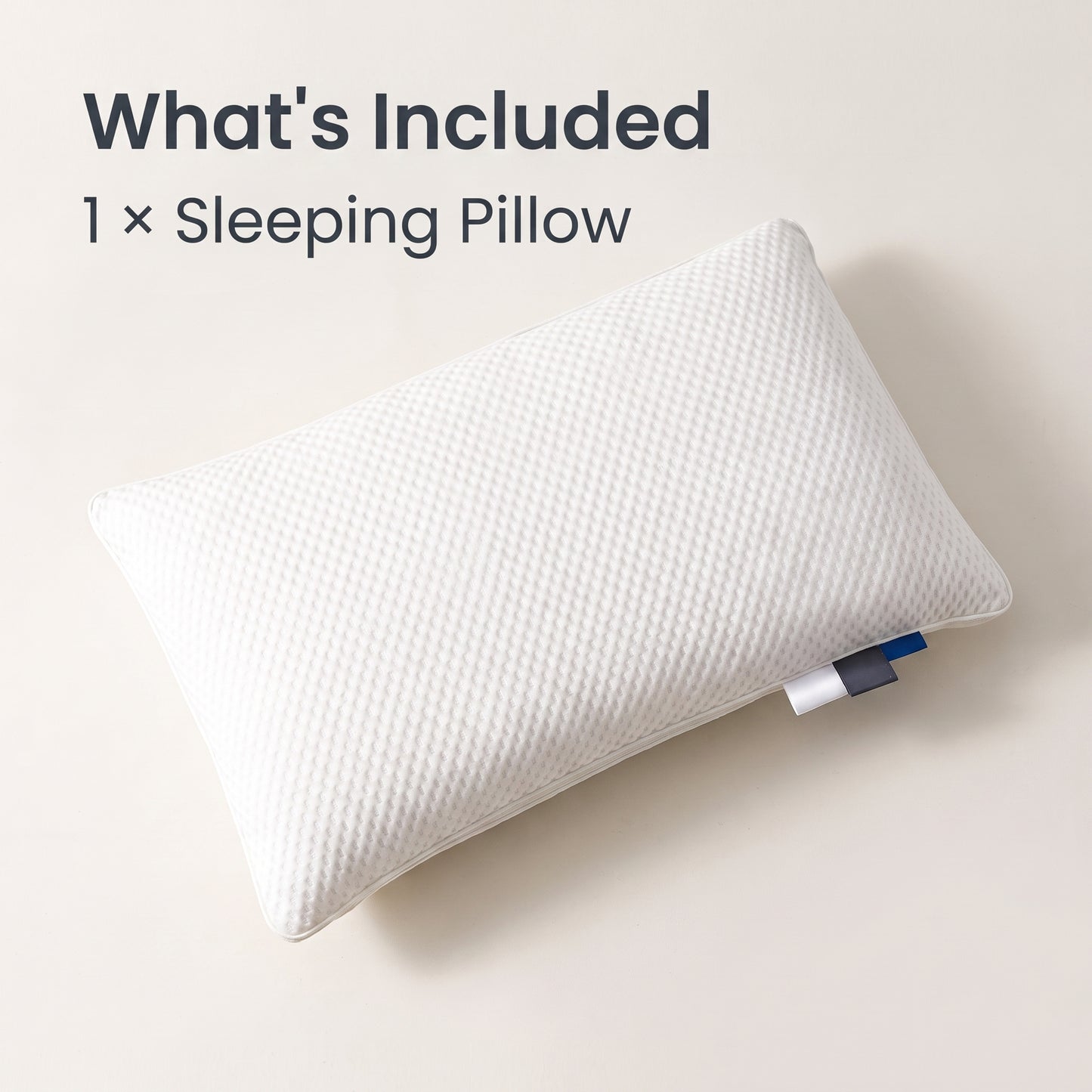 High-Rebound Sleeping Pillow with Breathable Knit Cover