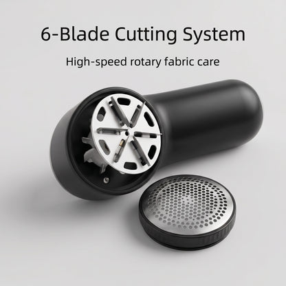 High-Speed 6-Blade Electric Fabric Shaver & Lint Remover 12,600 RPM