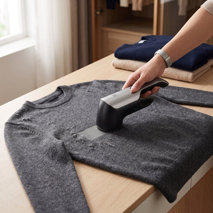 High-Speed 6-Blade Electric Fabric Shaver & Lint Remover 12,600 RPM