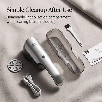 High-Speed 6-Blade Electric Fabric Shaver & Lint Remover 12,600 RPM