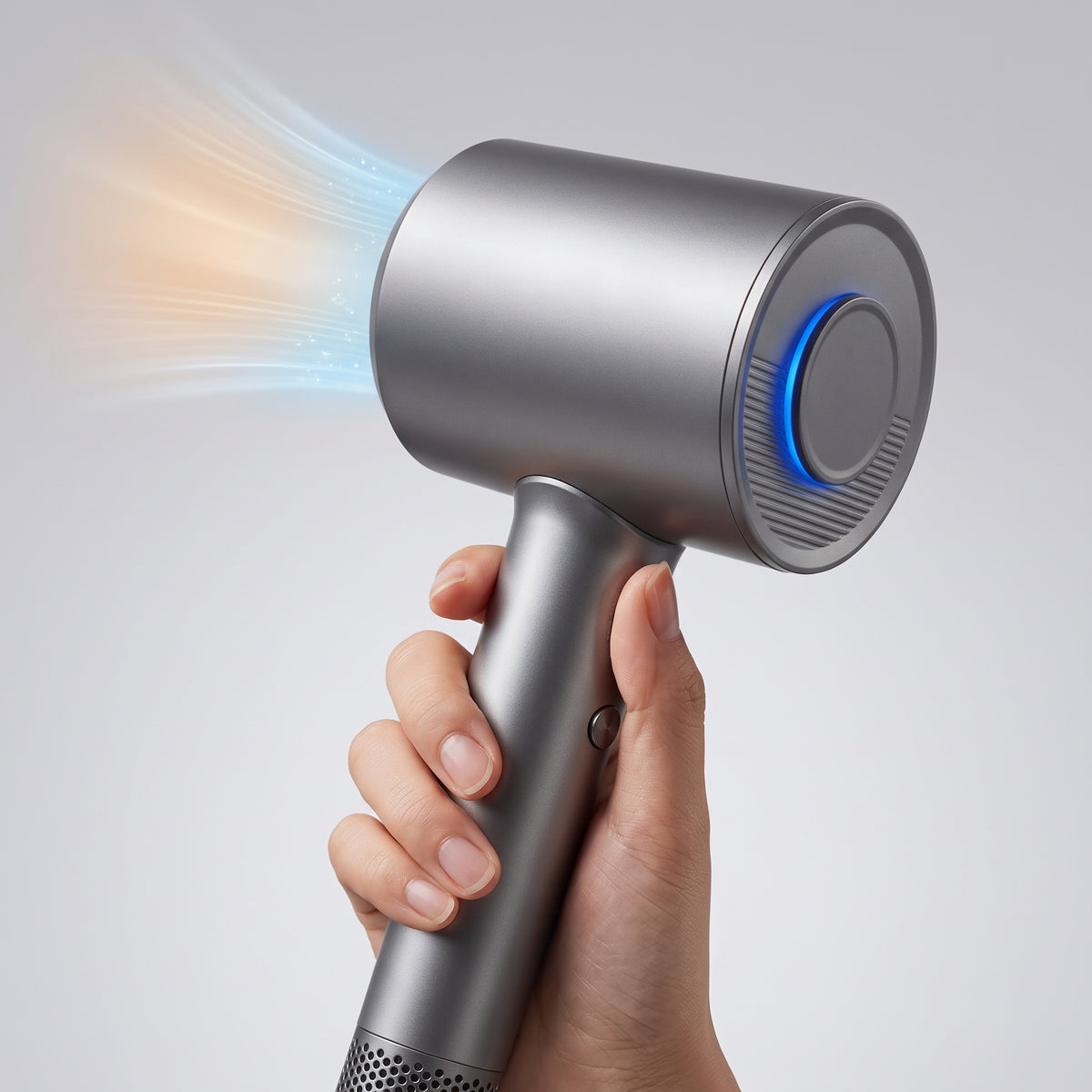 High-Speed Brushless Hair Dryer with Magnetic Styling Nozzle