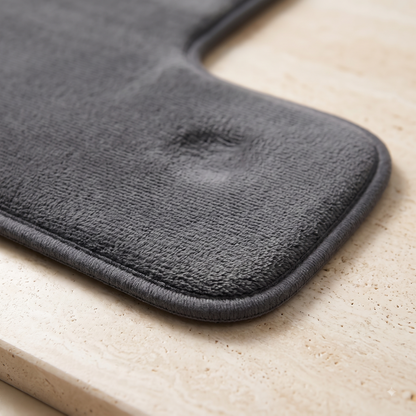 L-Shaped Absorbent Non-Slip Bathroom Floor Mat