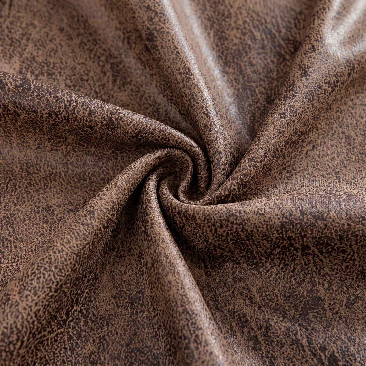 Leather-Look Stretch Sofa Cushion Cover with 360° Elastic Fit