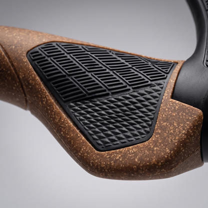 Ergonomic Lock-On Bicycle Grips with Adjustable Bar Ends