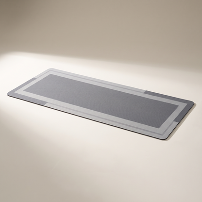 Low-Profile Bathroom Runner Mat with Rubber Backing
