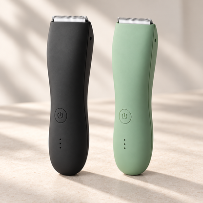 Men's Waterproof Body Trimmer with Ceramic-Stainless Blade System