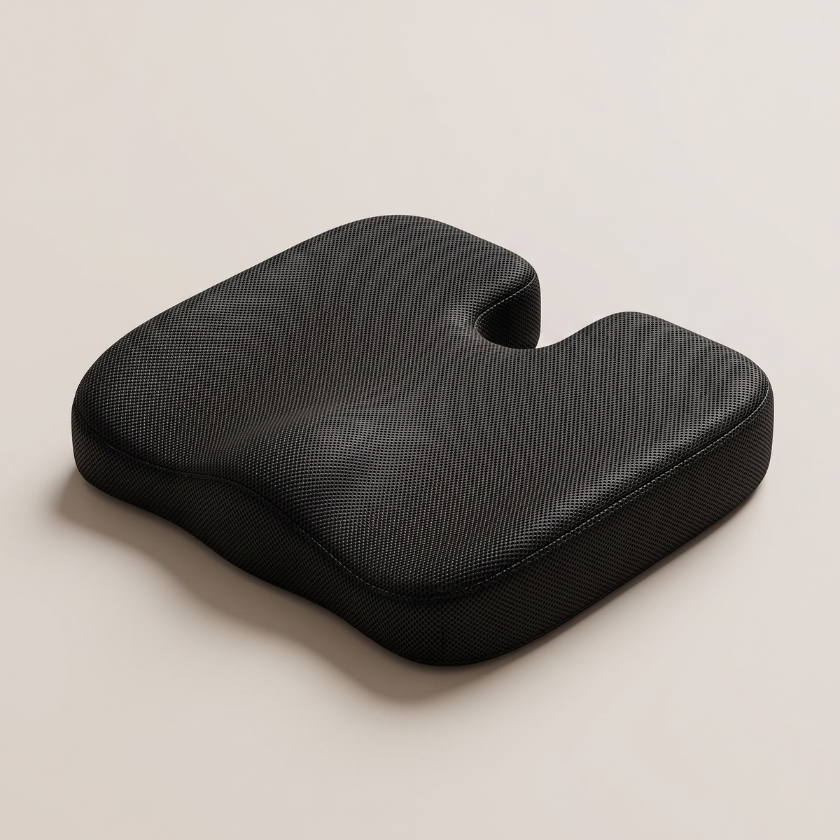 Contoured Memory Foam Seat Cushion with Breathable Mesh Cover