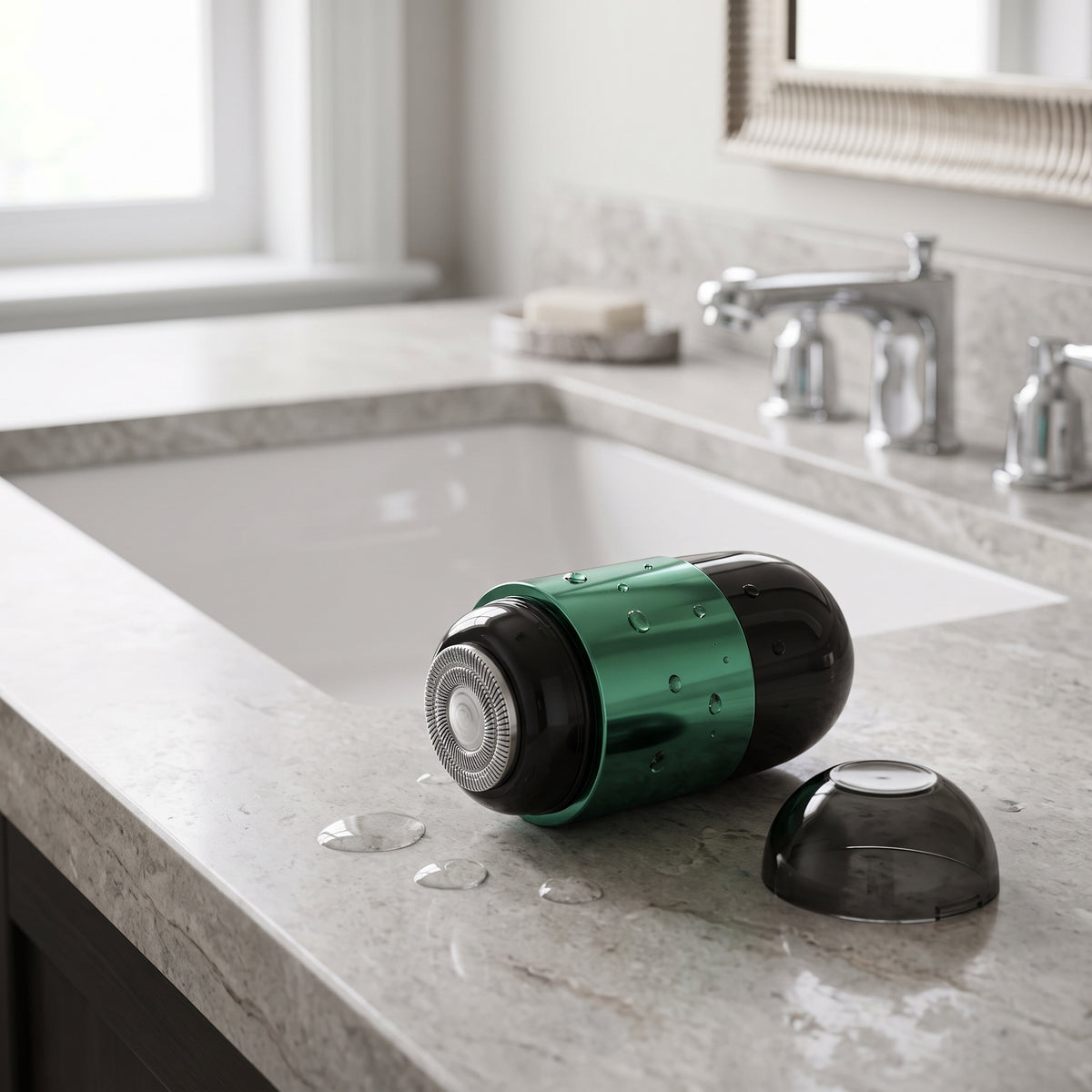 Mini Magnetic Mesh Electric Shaver with USB-C Charging