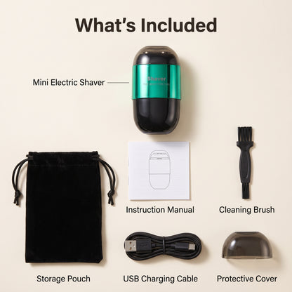 Mini Magnetic Mesh Electric Shaver with USB-C Charging