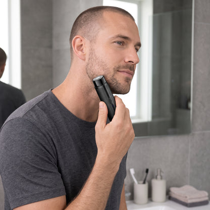 Mini Rotary Electric Shaver for Facial Hair & Travel Touch-Ups