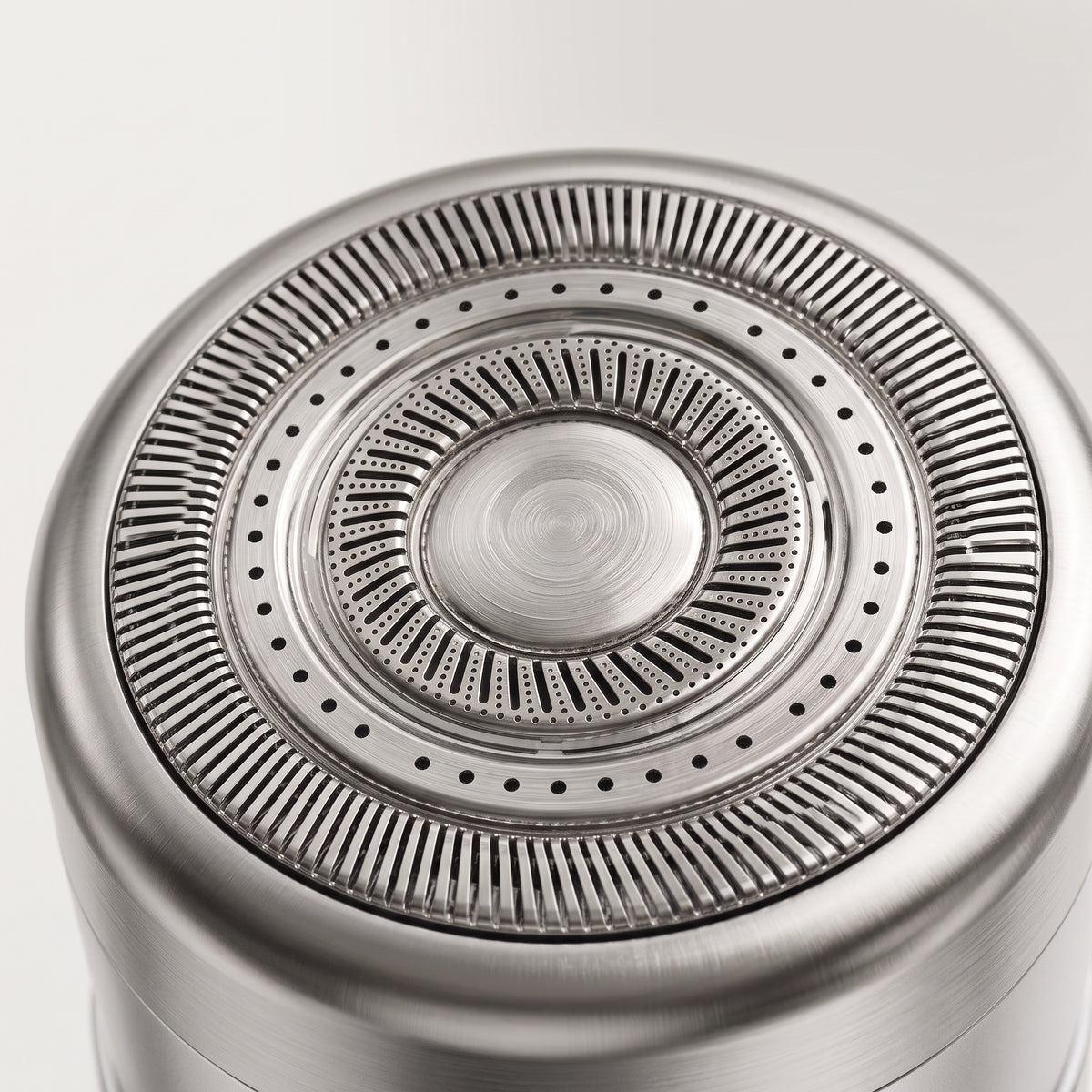 Mini Three-Ring Electric Shaver with LED Battery Display