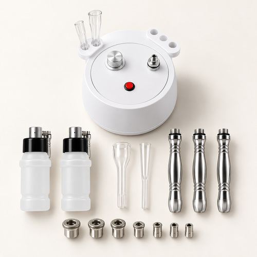 Professional 3-in-1 Diamond Microdermabrasion Facial System with Vacuum & Mist Spray