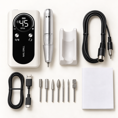 Electric Nail Drill with 45,000 RPM Digital Speed Control