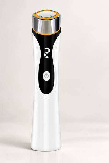 Warm Vibration Facial Massager with Sensing Head and 4-Modes