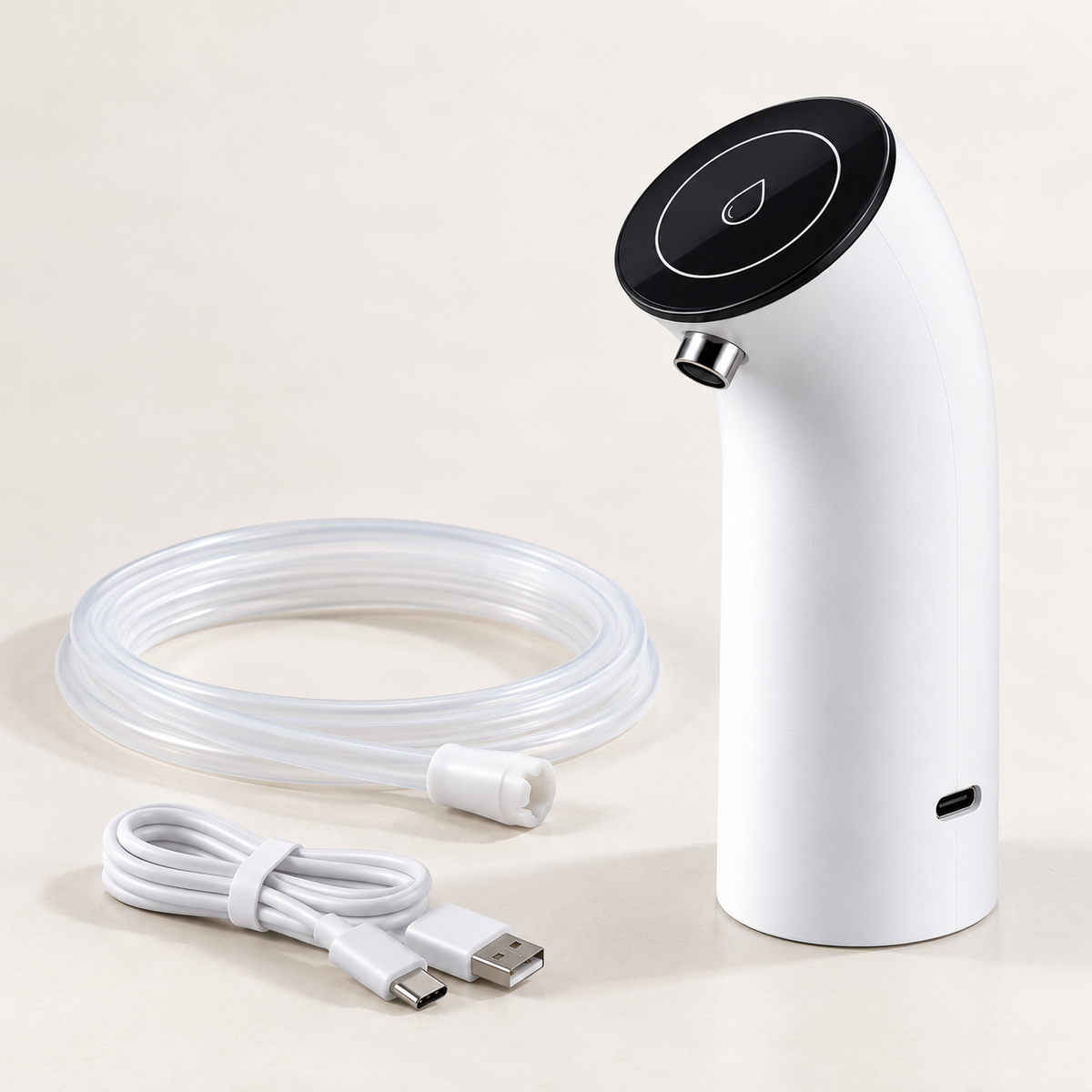 One-Touch Rechargeable Water Bottle Dispenser Pump for 1.2–5 Gallon Containers