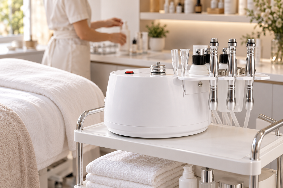 Professional 3-in-1 Diamond Microdermabrasion Facial System with Vacuum & Mist Spray