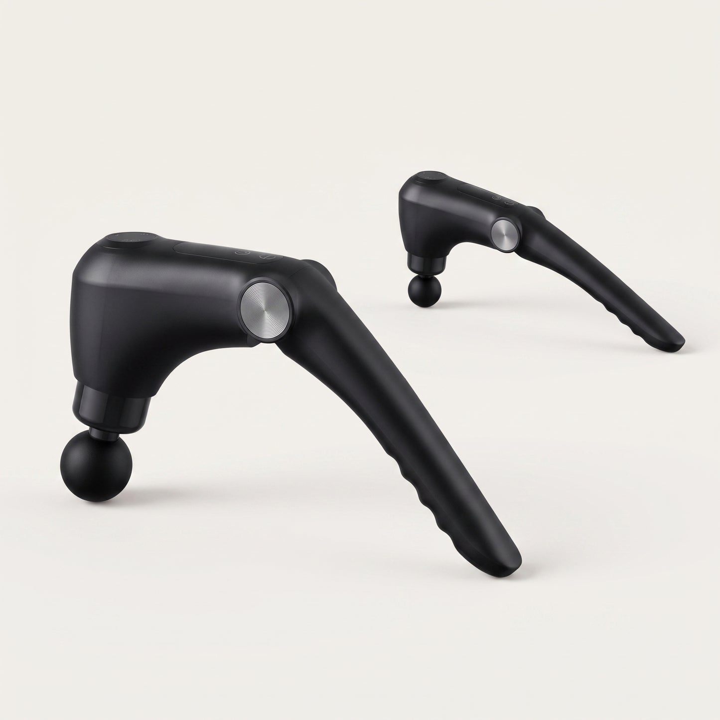 Multi-Angle Extended-Handle Massage Gun with Heat & 10 Attachments