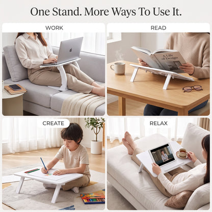 Multi-Angle Folding Laptop & Lap Desk Stand