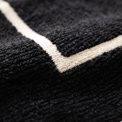 One-Piece Geometric Chenille Sofa Throw Cover with Fringed Edge