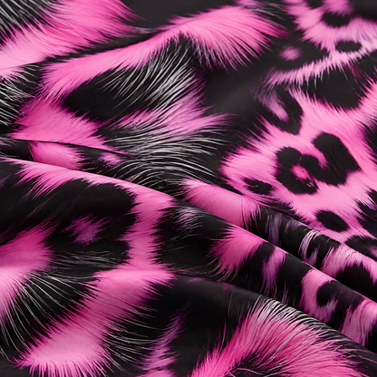 Pink Leopard Abstract 3-Piece Printed Duvet Cover Set