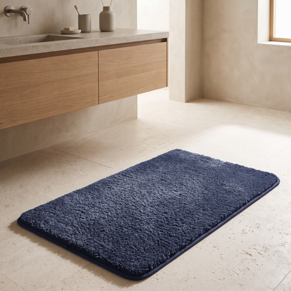 Plush Absorbent Non-Slip Bathroom Floor Mat