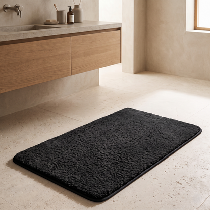 Plush Absorbent Non-Slip Bathroom Floor Mat