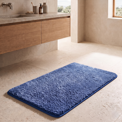Plush Absorbent Non-Slip Bathroom Floor Mat