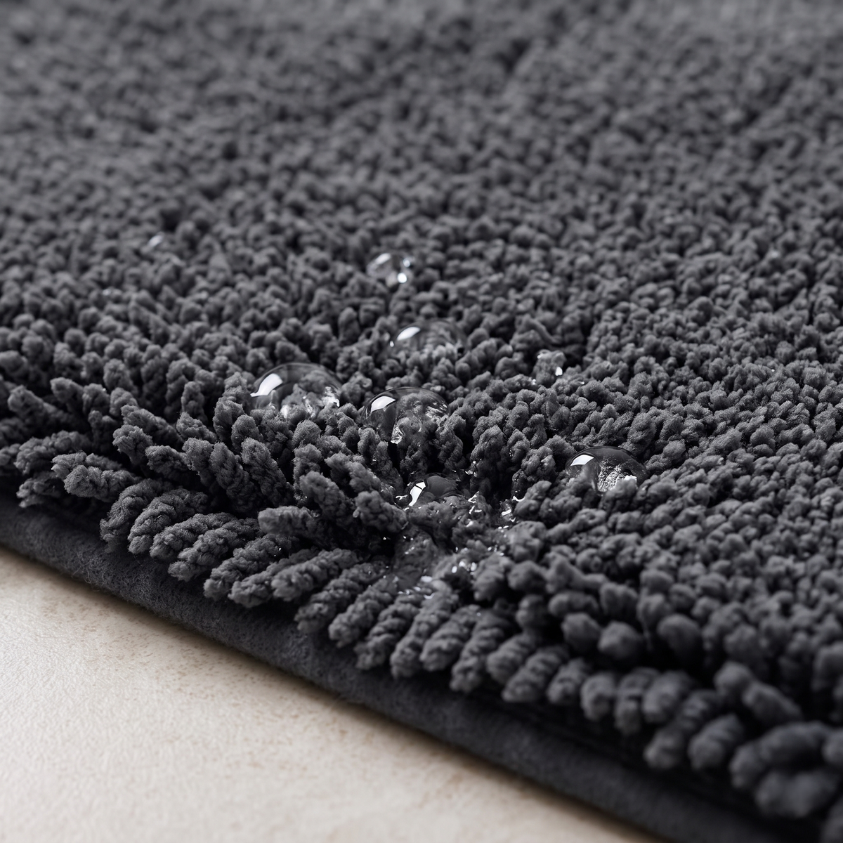 Plush Absorbent Non-Slip Bathroom Floor Mat