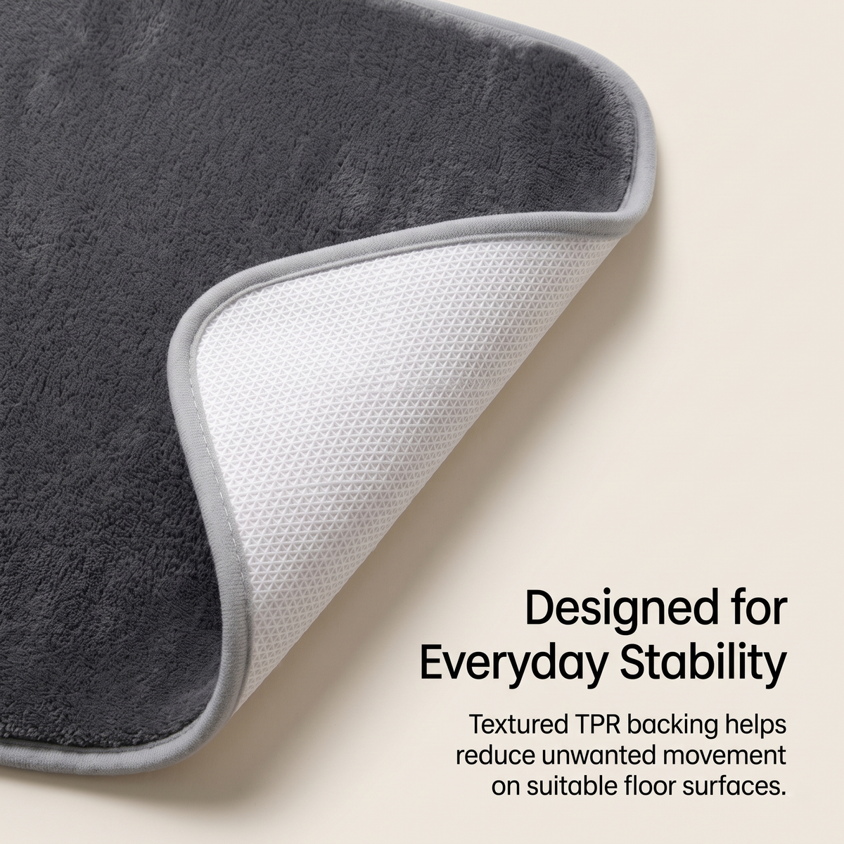 Plush Absorbent Non-Slip Bathroom Floor Mat