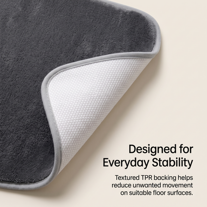 Plush Absorbent Non-Slip Bathroom Floor Mat