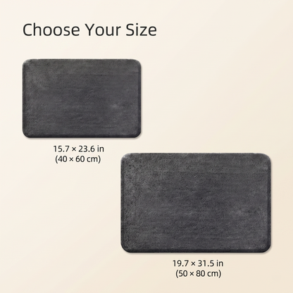 Plush Absorbent Non-Slip Bathroom Floor Mat