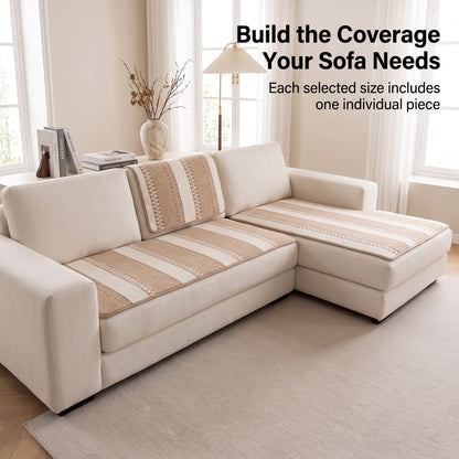 Plush Anti-Slip Sofa Cushion Mat for Seats & Backrests