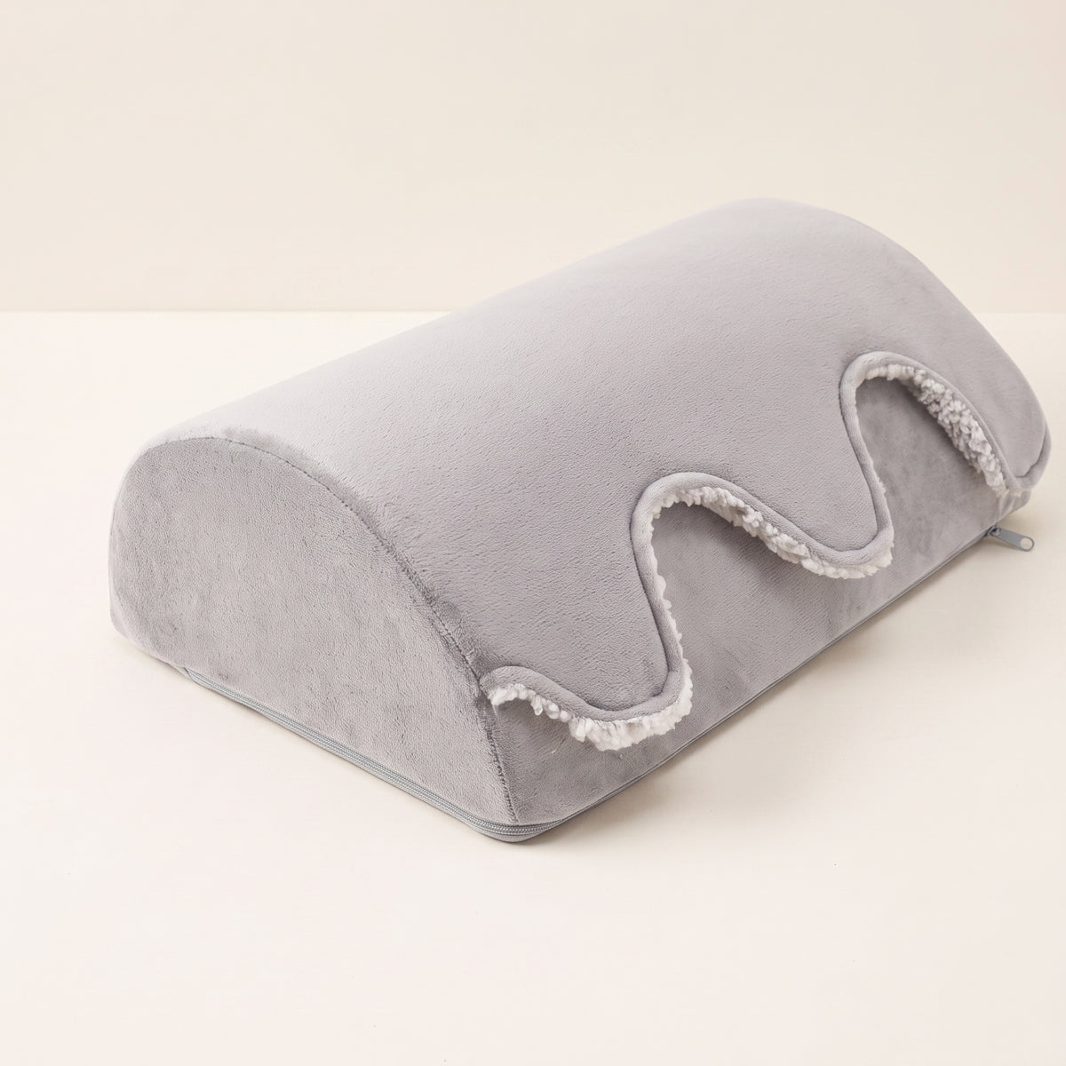 Plush Foot Pocket Footrest for Under-Desk & Lounge Comfort