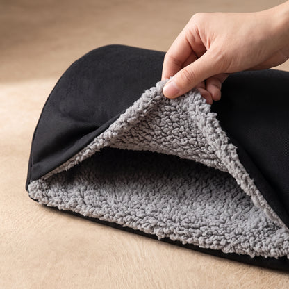 Plush Foot Pocket Footrest for Under-Desk & Lounge Comfort