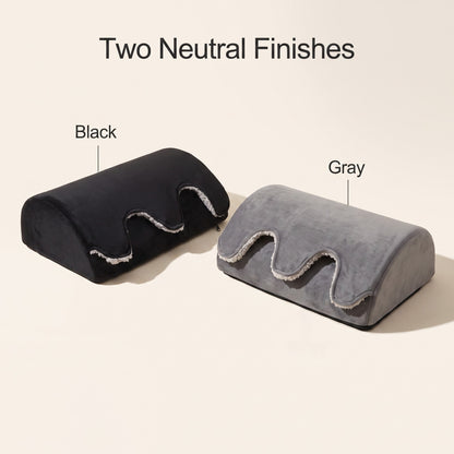 Plush Foot Pocket Footrest for Under-Desk & Lounge Comfort