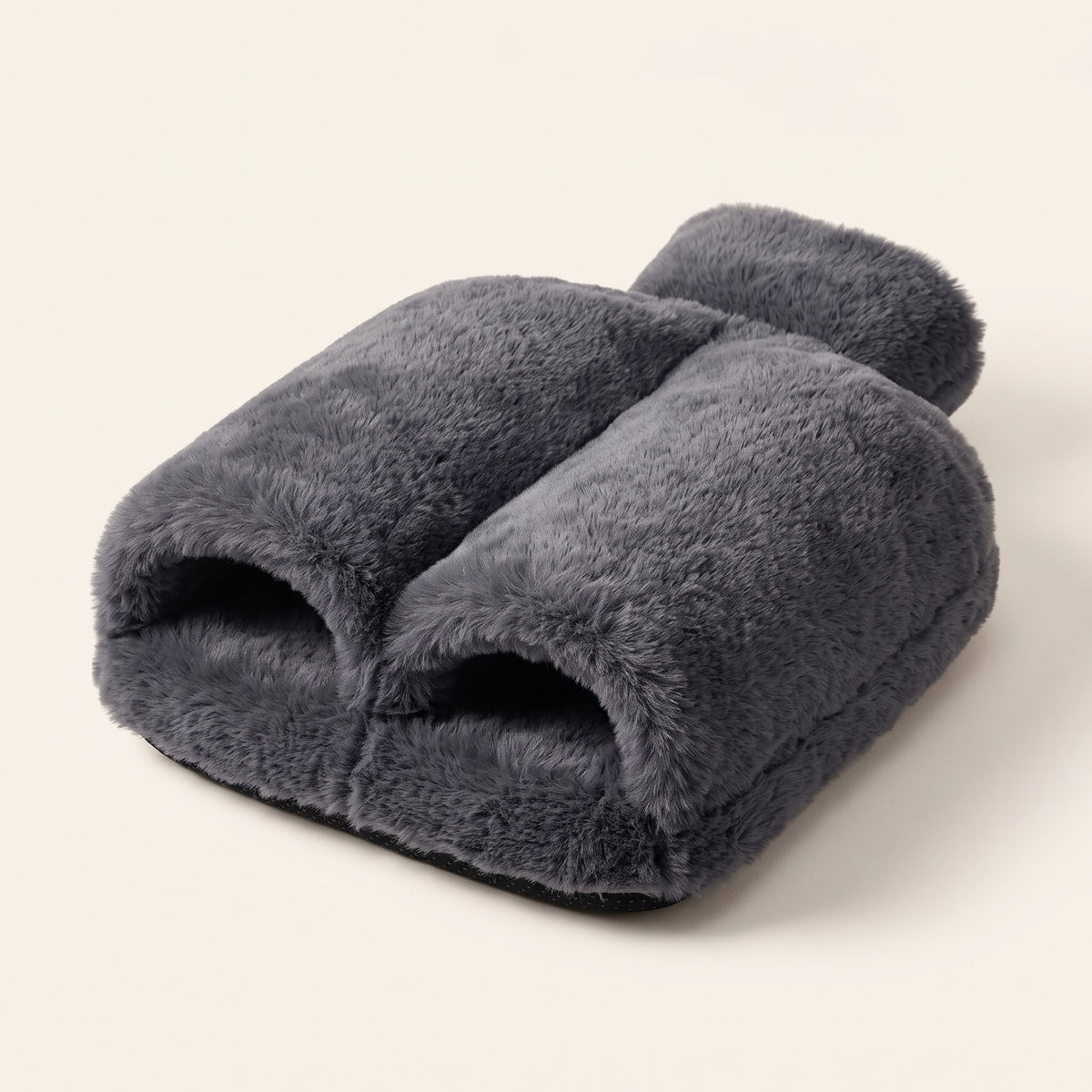 Plush Hot Water Foot Warmer with Removable Bottle Insert