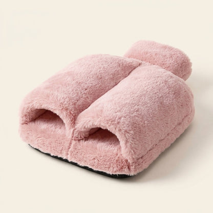 Plush Hot Water Foot Warmer with Removable Bottle Insert