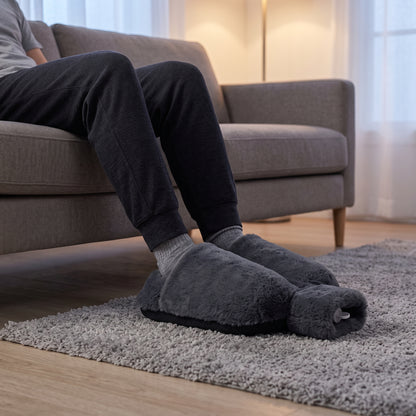 Plush Hot Water Foot Warmer with Removable Bottle Insert