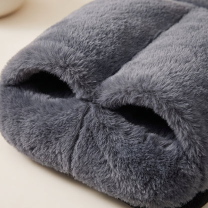 Plush Hot Water Foot Warmer with Removable Bottle Insert