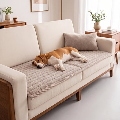 Plush Non-Slip Sofa Cover & Furniture Protector