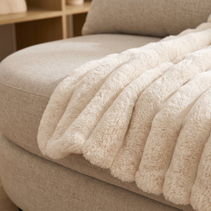 Plush Quilted Waterproof Non-Slip Modular Sofa Cover